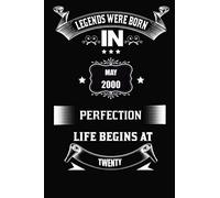 Legends Were Born in MAY 2000: Legendary Awesome Epic Since 2000 MAY: 20 th Birthday Gift Ideas for Women and men / Perfect Vintage Birthday Present ... / Her Him Mom Dad Uncle Aunt Coworker Friend