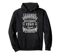 Legends Were Born in November 1960 Vintage 65th Birthday Men Pullover Hoodie