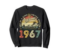 Legends Were Born In November 1967 Vintage 58th Birthday Men Sweatshirt