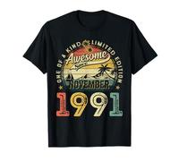Legends were Born in November 1991 Vintage 34th Birthday Men T-Shirt