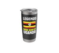 Legends were Born in Uganda Flag Ugandan Heritage Stainless Steel Insulated Tumbler