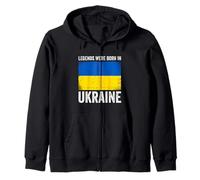 Legends Were Born In Ukraine Zip Hoodie