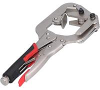 LegendTech C Clamp Locking Pliers, Woodworking Welding Clamps 270° Rotation Chrome Vanadium Steel for Square Round Pipes for Wooden Cylinders