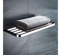 LegendTech Towel & Rail 24 Inch Modern Silver Chrome Bathroom Shelf