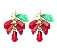 LEGENTLISUR 2Pcs Pomegranate Seeds Charms for Jewellery Making Cute Resin 3D Food Fruit Charms With Flower Leaf Pendants for DIY Crafting Bracelet Necklace Earring Keychain Accessories