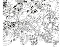 LEGENTLISUR 70 Pcs Silver Bible Theme Charms for Jewelry Making Bulk Christian Alloy Charms Pendants for Earring Necklace Bracelet DIY Supplies