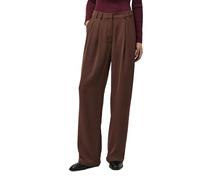Leger by Lena Gercke Kora Pants Women's Modern Fabric Trousers with Casual Fit, Versatile Women's Trousers Dark Brown