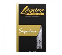 Légère Reeds - Baritone Saxophone Reed, Signature, Strength 2.00 (BSG2.00) - Premium Synthetic Woodwind Reed
