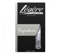 Légère Reeds - Bass Clarinet Reed, Signature, Strength 2.00 (BCS2.00) - Premium Synthetic Woodwind Reed
