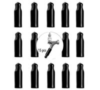 LEGERM Beer Faucet Covers, 15pcs Rubber Beer Tap Covers for Draft Faucets, Ball Lock Keg Connections, and Brewery Equipment - Indoor and Outdoor Use, Durable and Food-Grade