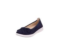 Legero Lucca Bow Navy Nubuck Womens pumps 2009884-8310 in a Plain Leather in Size 7