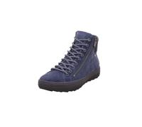 Legero Mira Zip Gtx Blue Suede Womens Hi Tops 2009635-8600 in a Plain Suede Leather in Size 8