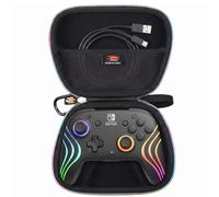 Legestori Hard EVA Carry Case Compatible With PDP Gaming Afterglow Wave Wireless Nintendo Switch Pro Controller, Portable Travel Game Controller Storage Box (Case Only