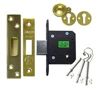Legge BS 5-Lever Mortice Deadlock Polished Brass 1¾"" / 45mm