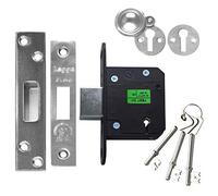 LEGGE N5641 5 Lever Deadlock - 64mm Stainless Steel
