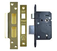LEGGE N5642 BS 5 Lever Sashlock - 64mm Polished Brass