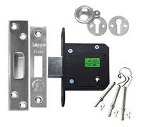 LEGGE N5761 5 Lever Deadlock - 76mm Stainless Steel