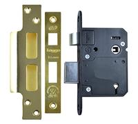 LEGGE N5762 BS 5 Lever Sashlock - 76mm Polished Brass