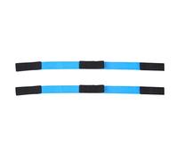 Legged Race Band, Team Building Game for Outdoor Parties, Adjustable Elastic Ankle Strap with Hook and Loop for 3 or 5 Players, Reusable Group Coordination Game for Kids (A set of 3 people)