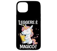 Leggere E Magico Unicorno Lettura Italiano Bambini Case for iPhone 15 Plus