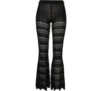 Legging flared knit to crochet woman Urban Classics Noir 2XL