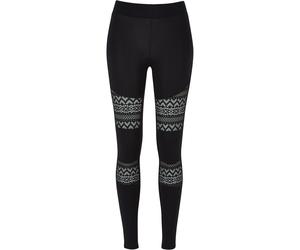 Legging inlaid with lace crochet woman Urban Classics Noir S