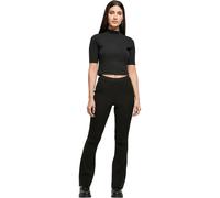 Legging woman Urban Classics Rib Knit Bootcut GT Noir 4XL