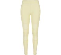 Urban Classics Women's Ladies Tech Mesh Leggings, Soft Yellow, L