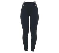 Leggings da donna per equitazione in tessuto tecnico full grip a vita alta M