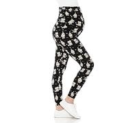 Leggings Depot Women's Maternity Leggings Over The Belly Pregnancy Casual Yoga Tights, Furball Cats, M