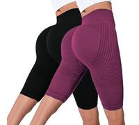Leggings for Women UK, Women's Anti-Cellulite Draining Leggings Shaping Short and Cyclist - Women's Containing Sleeve, Anti-Cellulite Trousers, Flat Belly, Slimming Shapewear Underwear 2PC