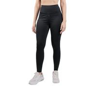 Leggings for Women with Front to Back Crotch Zipper for Peeing Outside | Hiking and Outdoor Active Wear Pants, Black, M