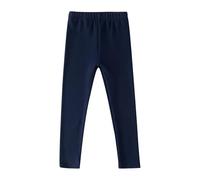 Leggings Girls 2-15Y Stretch Thick Warm Base Layer Thermal Tights Yoga Outfit Kids School Trousers Tracksuit Bottoms Pants Dance Leggings Fall Winter Navy 3 Years