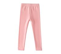 Leggings Girls 2-15Y Stretch Thick Warm Base Layer Thermal Tights Yoga Outfit Kids School Trousers Tracksuit Bottoms Pants Dance Leggings Fall Winter Pink 6 Years