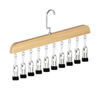 Leggings Hangers for Closet,Space Saving Non-slip Legging Home Organization with 10 Clips - Closet Organization Pant Hangers | for Clothing Wardrobe Apartment College RV Corner Workout Home Gym Dorm