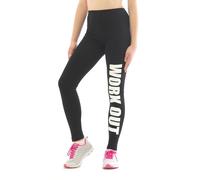 Leggings Print WORK OUT Pattern Sports Pants Fitness Cotton