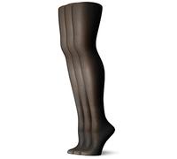L'eggs Women's Energy 3 Pack All Sheer Panty Hose, Jet Black, Queen