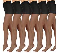 L'eggs womens Everyday Control Top Panty Hose, Off Black, B