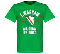 Legia Warsaw Men's Mens Established T-Shirt in Green | Size: Medium Legia Warsaw Green M