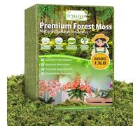 Legigo 600g Real Green Moss for Crafts, 25 L Natural Decorative Moss for Potted Plants Floral Terrarium Decoration, Dried Plant for Artificial Fairy Gardens, Live Garden, DIY Craft Projects