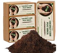 Legigo 8 Pack Coco Coir Bricks (11.2lb), 100% Organic Coconut Coir Fiber Potting Soil for Plants, Compressed Coco Peat Seed Starter, Coconut Husk Potting Mix for Indoor & Outdoor Plants, Gardening