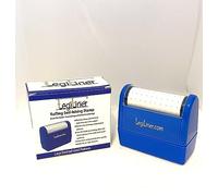 LEGILINER Dotted Grid Teacher Stamp (Royal Blue) - Rolling Ink Pattern for Journaling, Handwriting, Math, Graphing. Classroom & Home Use. Refillable Ink Writing Practice Roller Stamp.