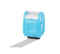 LEGILINER Music Staff (Lt. Blue) 5-Line Teacher Stamp - Rolling Ink Pattern for Music & Handwriting. Classroom & Home Use. Refillable Ink Music Writing Practice Roller Stamp.
