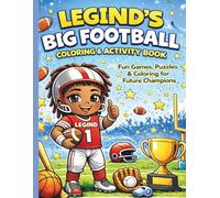Legind's Big Football Coloring & Activity Book: Fun Games, Puzzles & Coloring For Future Champions