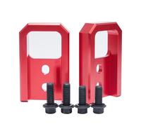 Legines Tow Hooks for 2024-2026 Toyota Tacoma, 2025-2026 4Runner, and 2024-2025 Land Cruiser 250 - Heavy-Duty Left and Right Recovery Hook Kit with Direct Bolt-On Installation (Red)