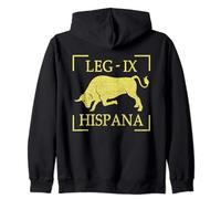 Legio IX Hispana 9th Roman Legion Empire Pedites Legionary Zip Hoodie