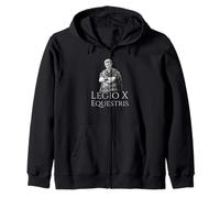 Legio X Equestris - Julius Caesar Tenth Legion Ancient Rome Zip Hoodie