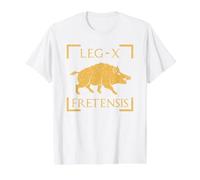 Legio X Fretensis Boar Emblem Roman Legion Value Graphic T-Shirt, Men, White, S