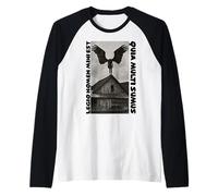 Legion is My Name, for we are Many Satan Lucifer Devil Metal Raglan Baseball Tee