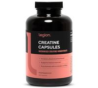 LEGION MicronizedCreatine Monohydrate Supplement - Clean Creatine Powder for Muscle Gain & Post Workout Recovery - Micronized Creatine Supplement for Maximum Absorption (30 Servings, Capsule)